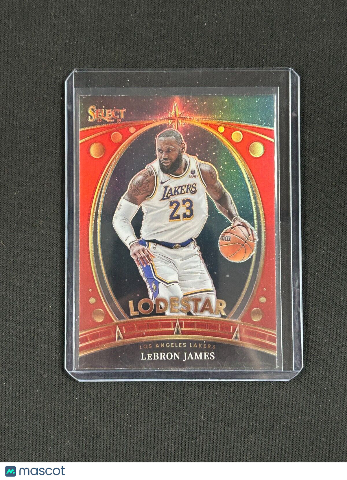 2023-24 Panini Select Red Lodestars #4 LeBron James