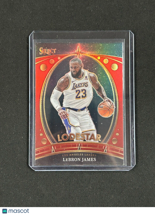 2023-24 Panini Select Red Lodestars #4 LeBron James