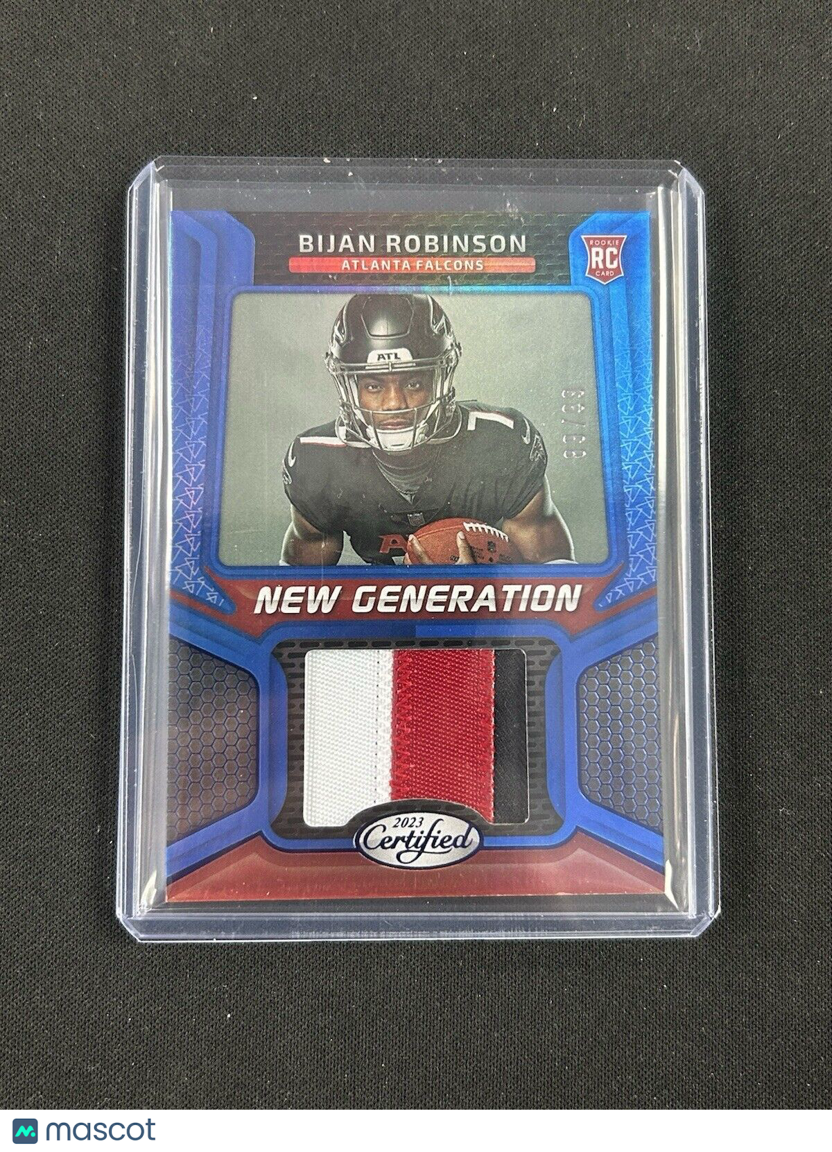 2023 Panini Certified New Generation Patch Blue Bijan Robinson  /99