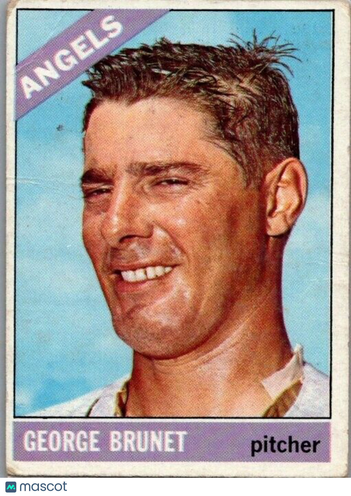 1966 Topps - #393 George Brunet