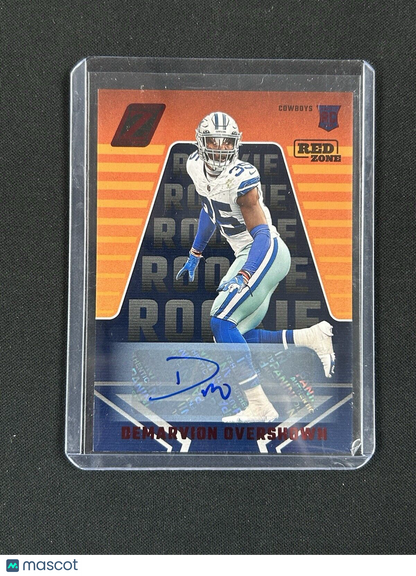 2023 Panini Zenith Red Zone Autographs #128 DeMarvion Overshown