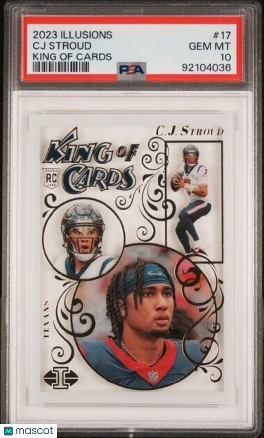 2023 Panini Illusions King of Cards #17 CJ Stroud PSA GEM MT 10