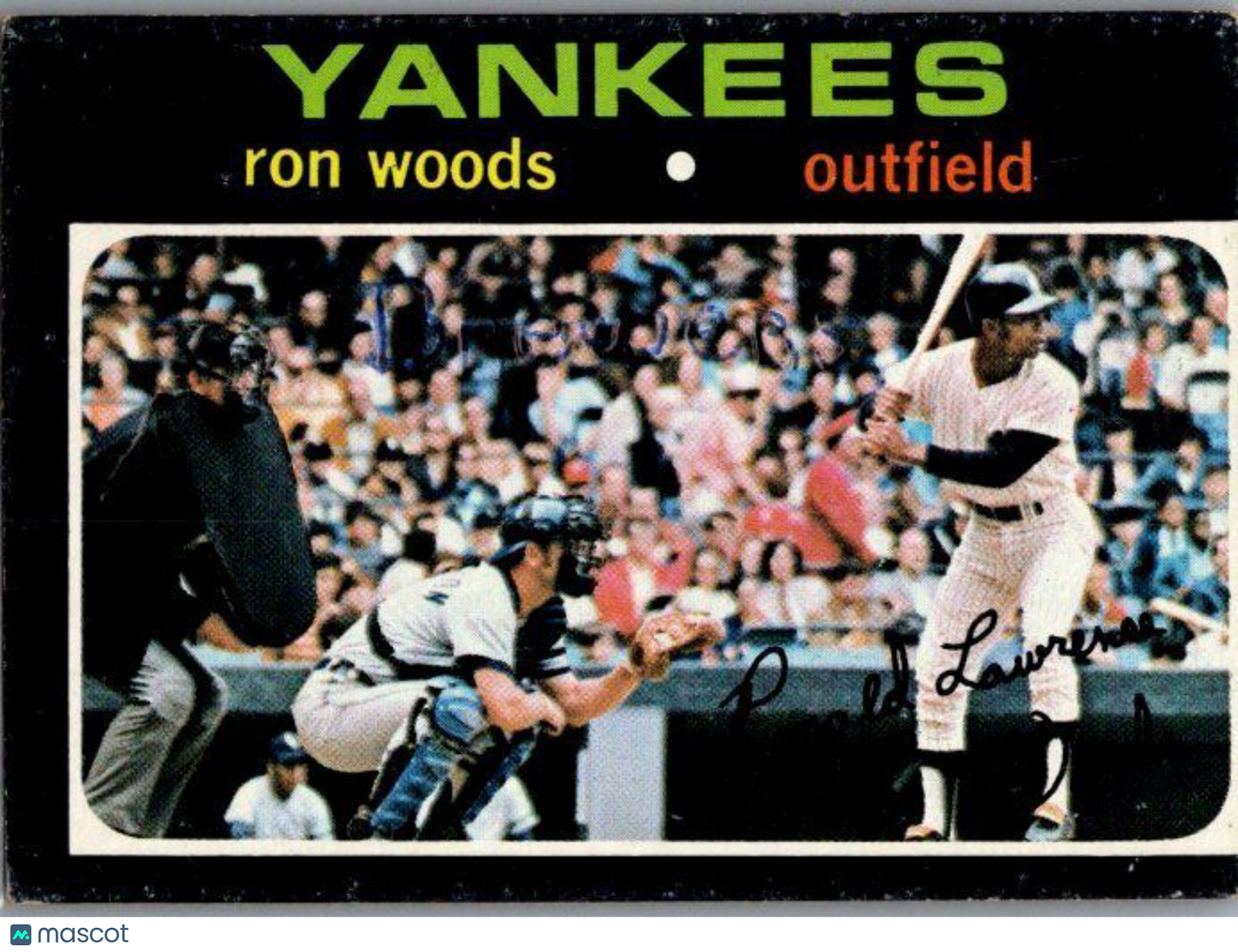 1971 Topps #514 Ron Woods