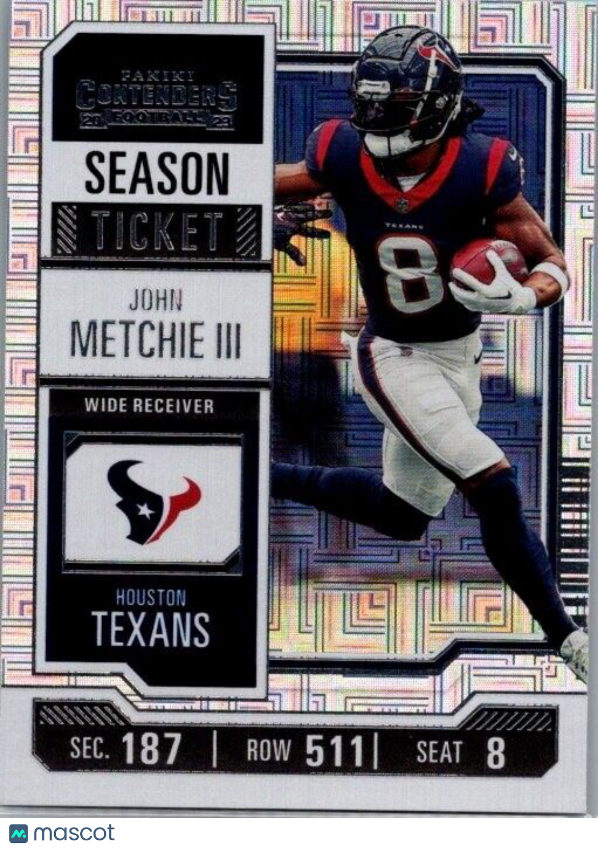 2023 Panini Contenders - Season Ticket Mojo #42 John Metchie III