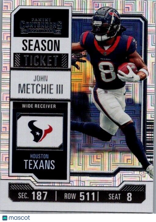 2023 Panini Contenders - Season Ticket Mojo #42 John Metchie III