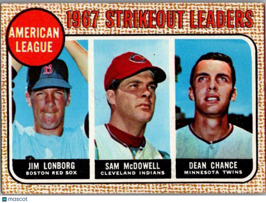 1968 Topps #12 Lonborg /McDowell /Chance