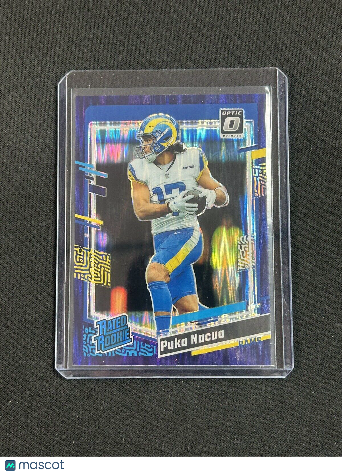 2023 Panini Donruss Optic PURPLE SHOCK PRIZM PUKA NACUA Rated Rookie SP