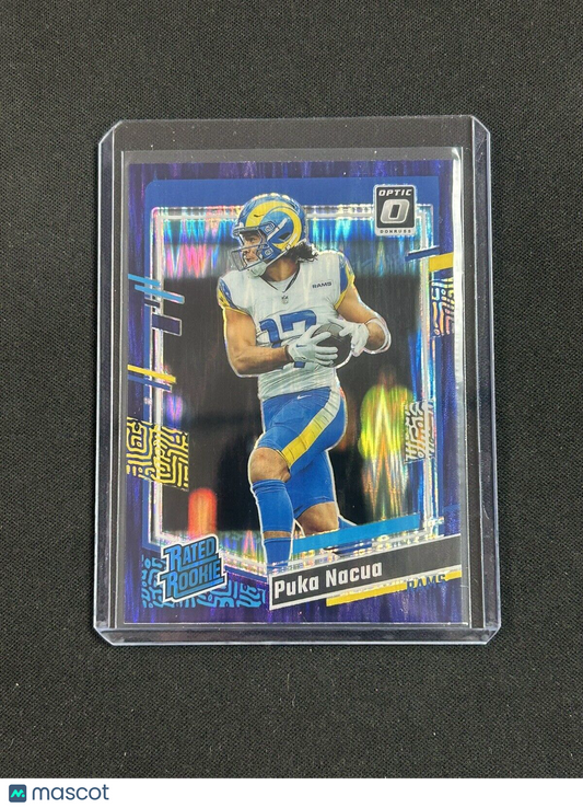 2023 Panini Donruss Optic PURPLE SHOCK PRIZM PUKA NACUA Rated Rookie SP