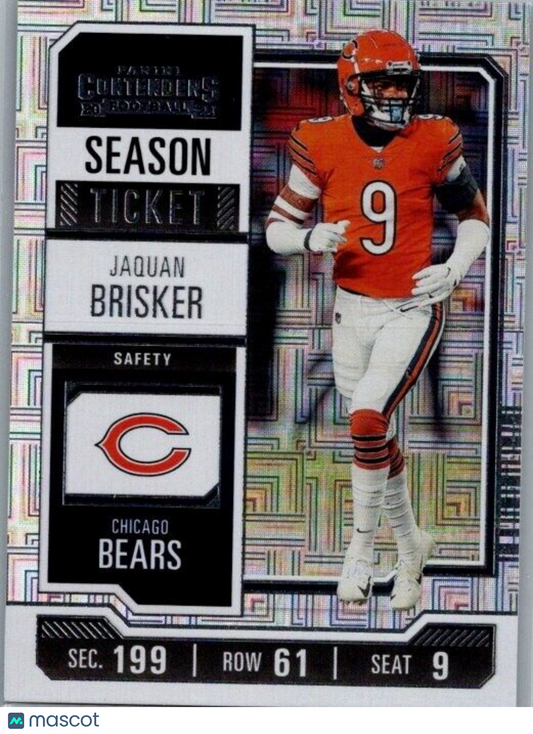 2023 Panini Contenders - Season Ticket #19 Jaquan Brisker Mojo