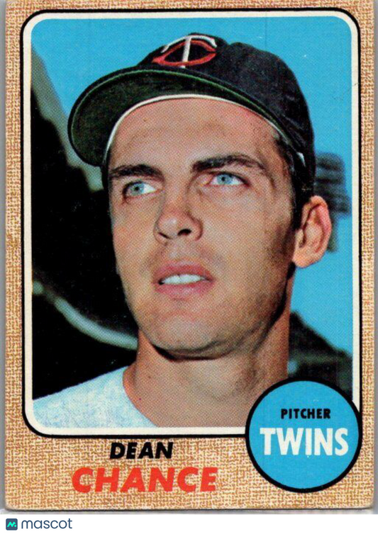 1968 Topps #255 Dean Chance VG/EX