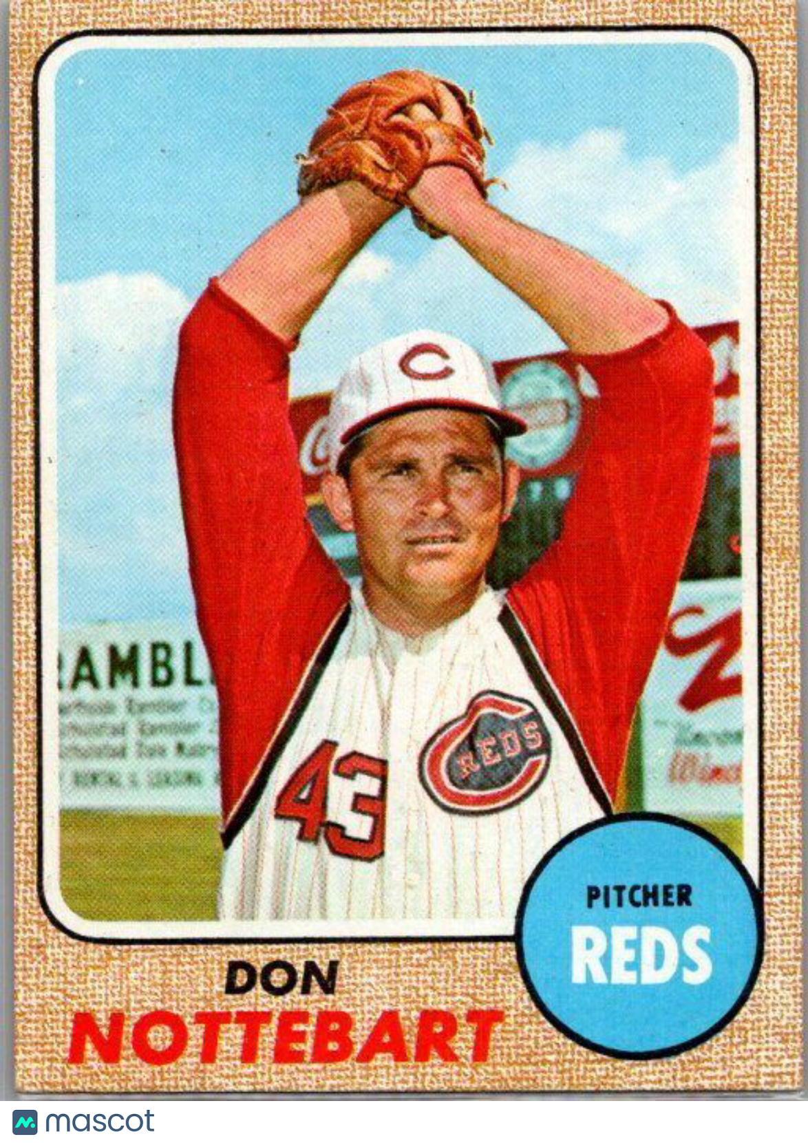 1968 Topps #171 Don Nottebart VG/EX