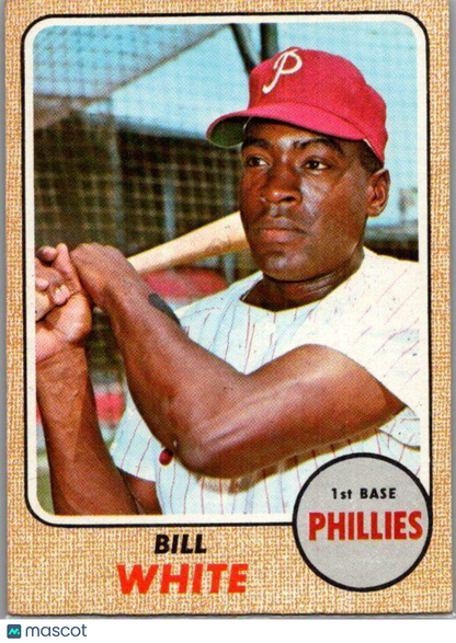 1968 Topps #190 Bill White VG/EX