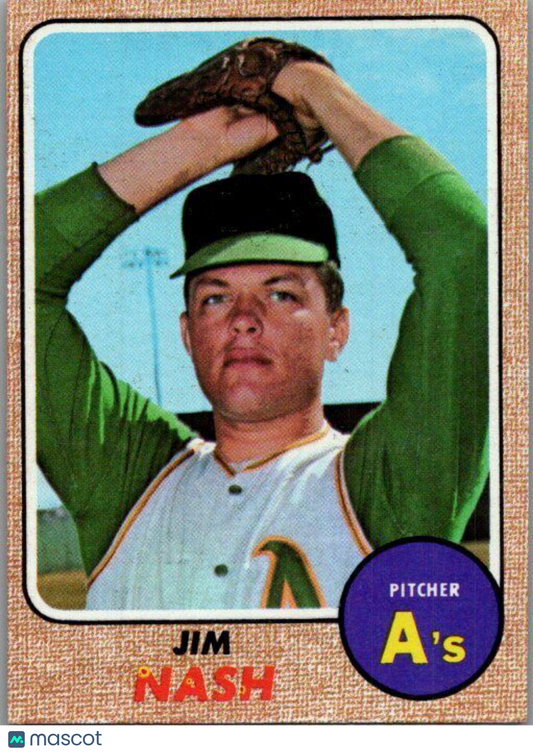 1968 Topps #324 Jim Nash EX/NM