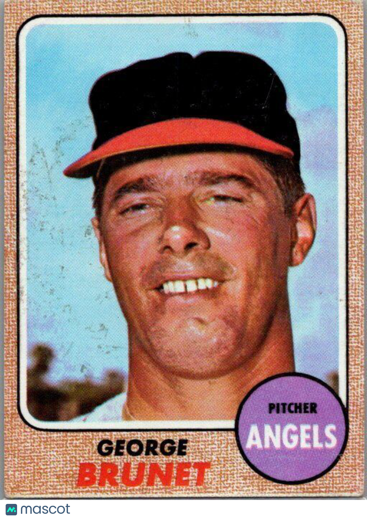 1968 Topps #347 George Brunet