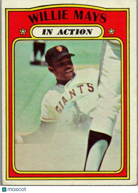 1972 Topps #50 Willie Mays VG