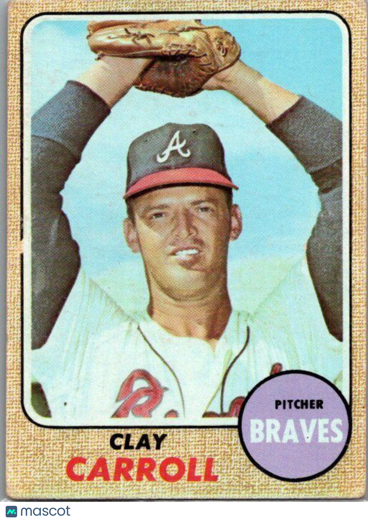 1968 Topps #412 Clay Carroll