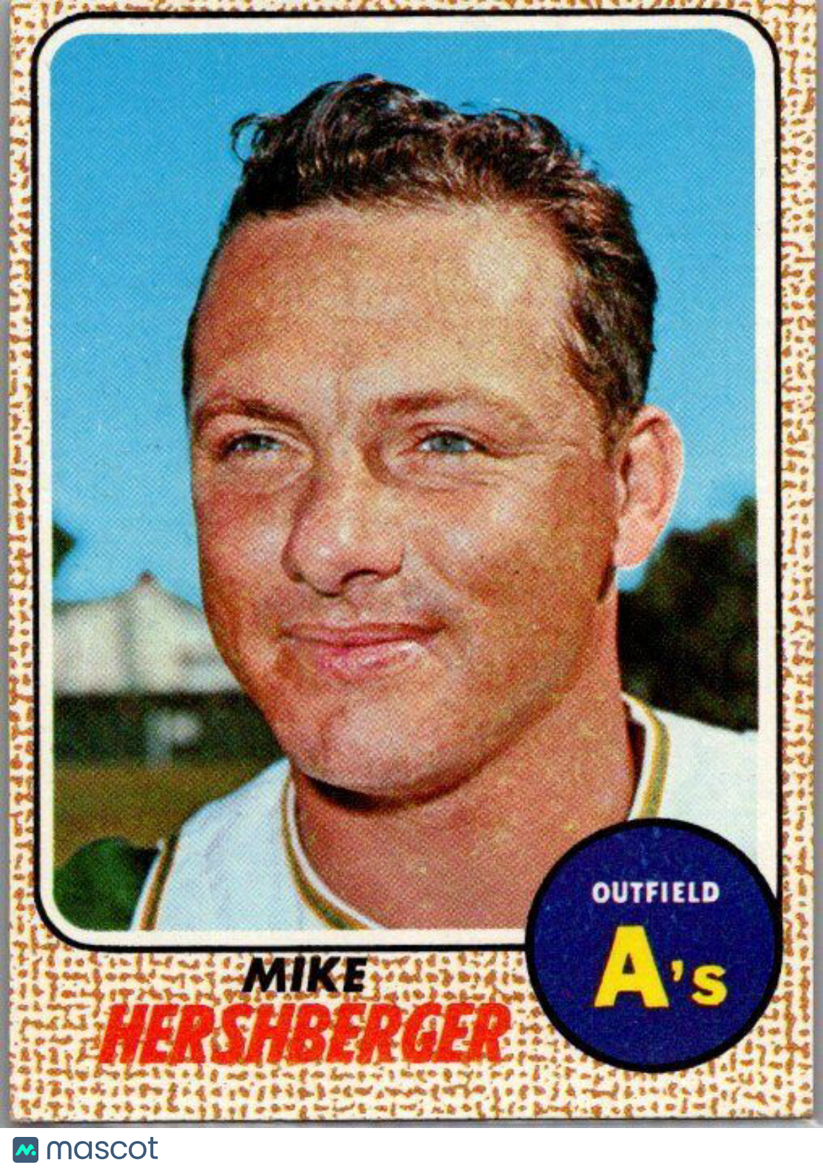 1968 Topps #18 Mike Hershberger VG-EX