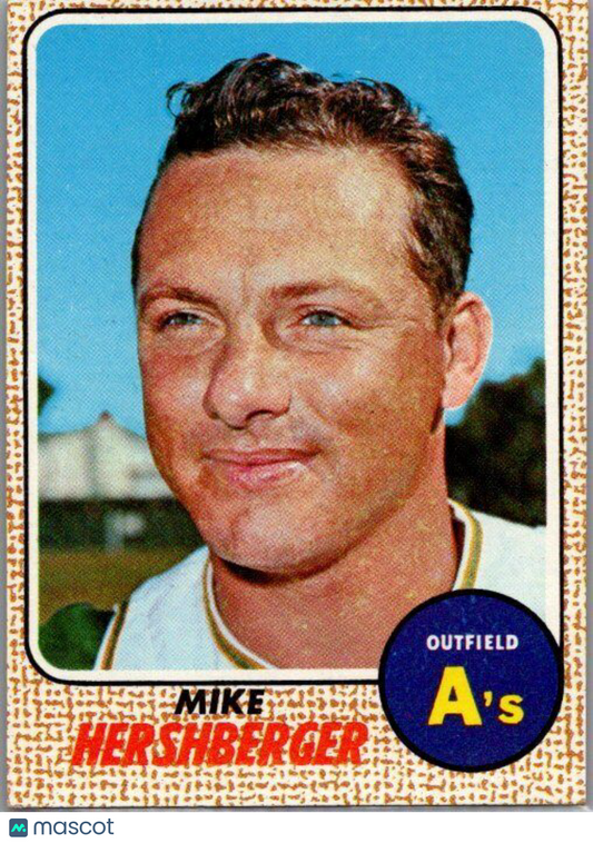 1968 Topps #18 Mike Hershberger VG-EX