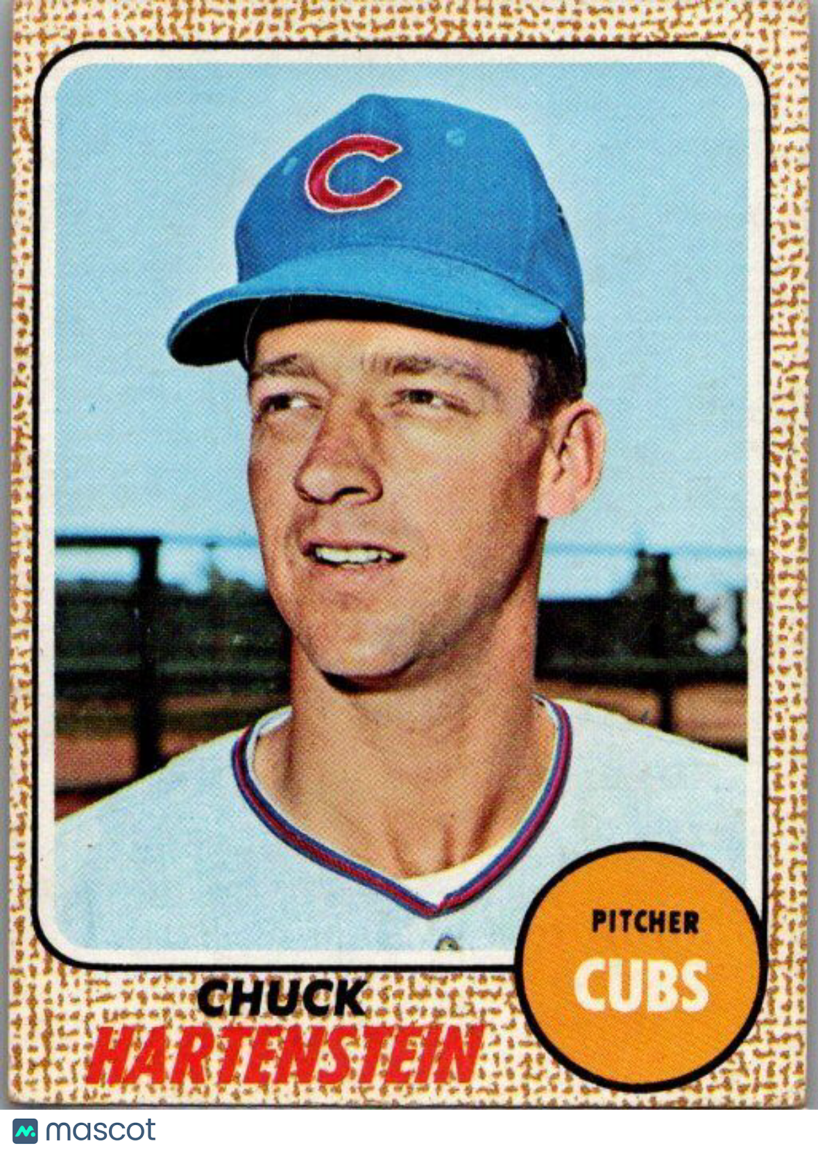 1968 Topps #13 Chuck Hartenstein VG-EX