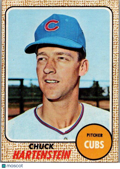 1968 Topps #13 Chuck Hartenstein VG-EX