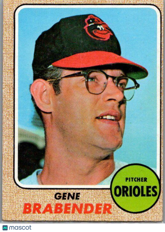 1968 Topps #163 Gene Brabender