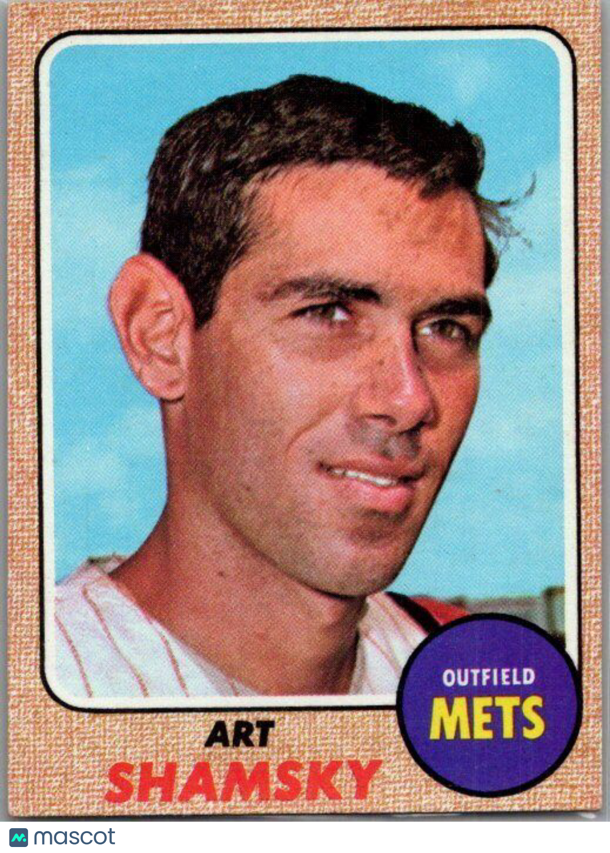 1968 Topps #292 Art Shamsky EX/NM