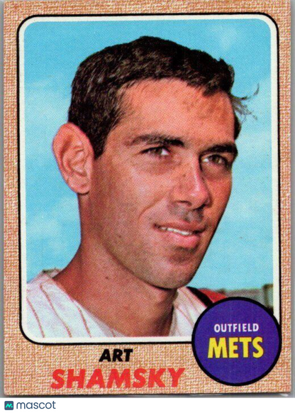 1968 Topps #292 Art Shamsky EX/NM