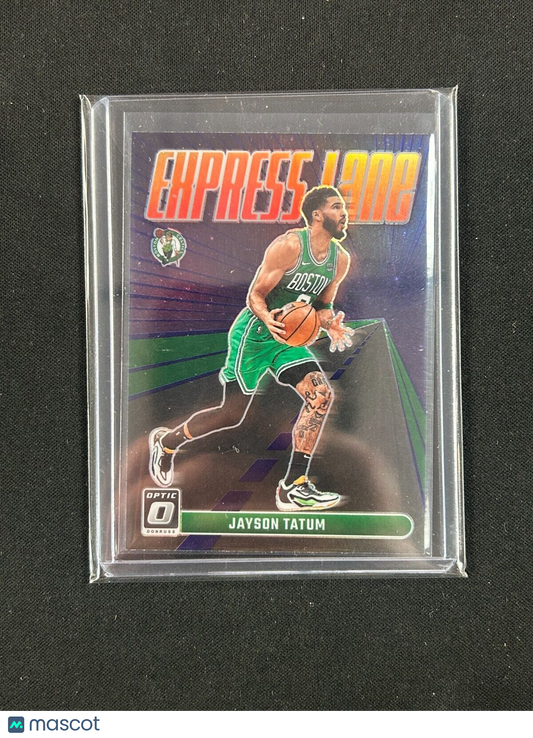 2023-24 Panini Donruss Optic - Express Lane #12 Jayson Tatum