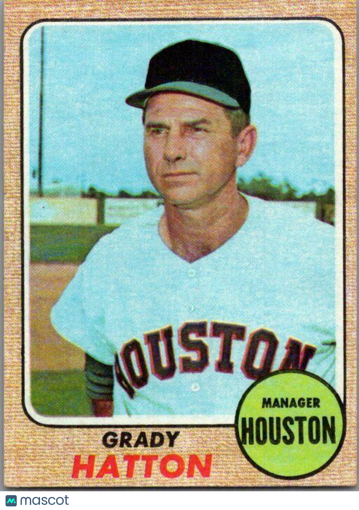 1968 Topps #392 Grady Hatton EX/NM