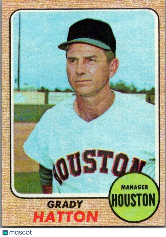 1968 Topps #392 Grady Hatton EX/NM