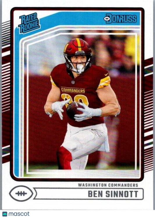 2024 Panini Donruss - Rated Rookie #314 Ben Sinnott (RC)