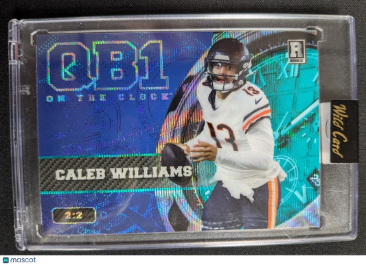 2023 Wild Card Blue On the Clock Teal Caleb Williams #OCW-CW4 (RC) 2/2