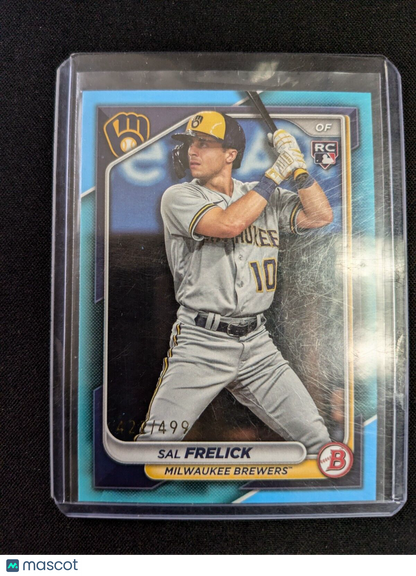 2024 Bowman Light Blue - #39 Sal Frelick (RC) 422/499