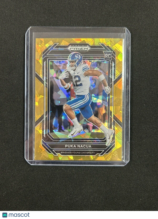 2023 Panini Prizm Draft Picks - Gold Ice Prizm #197 Puka Nacua (RC)