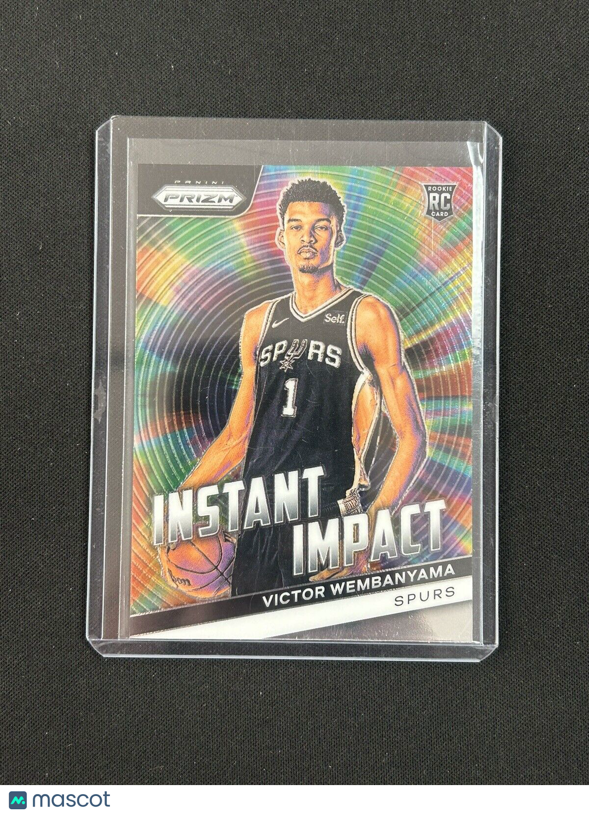 2023-24 Panini Prizm - Instant Impact Silver Prizm #3 Victor Wembanyama (RC)