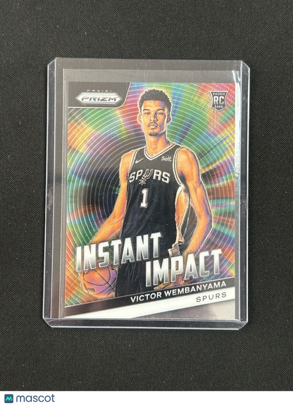 2023-24 Panini Prizm - Instant Impact Silver Prizm #3 Victor Wembanyama (RC)