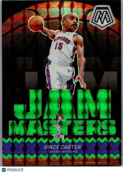 2023-24 Panini Mosaic Vince Carter #19 Green Mosaic Jam Masters