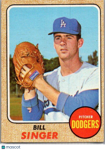 1968 Topps #249 Bill Singer EX/NM