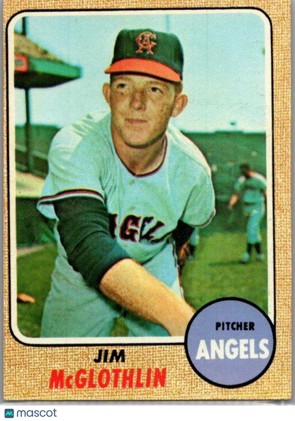 1968 Topps #493 Jim McGlothlin EX/NM