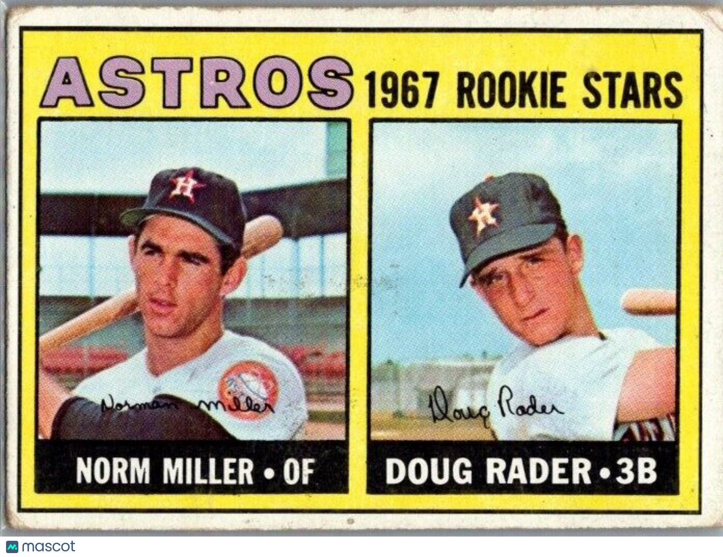 1967 Topps - 1967 Rookie Stars #412 Doug Rader, Norm Miller (RC)