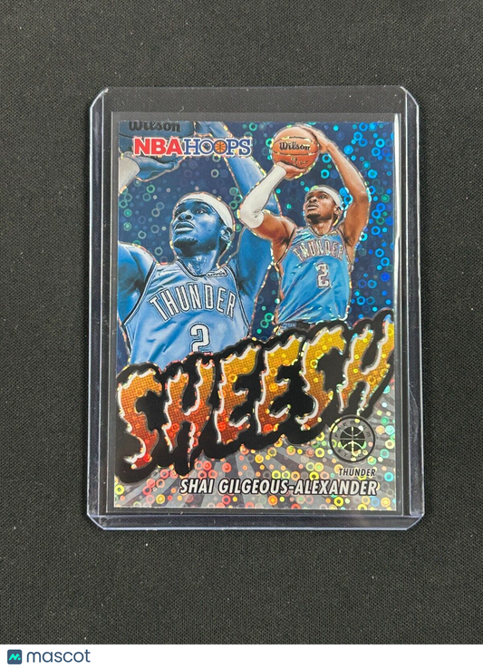 2023-24 Panini NBA Hoops Premium Stock -Disco Sheesh #15 Shai Gilgeous-Alexander