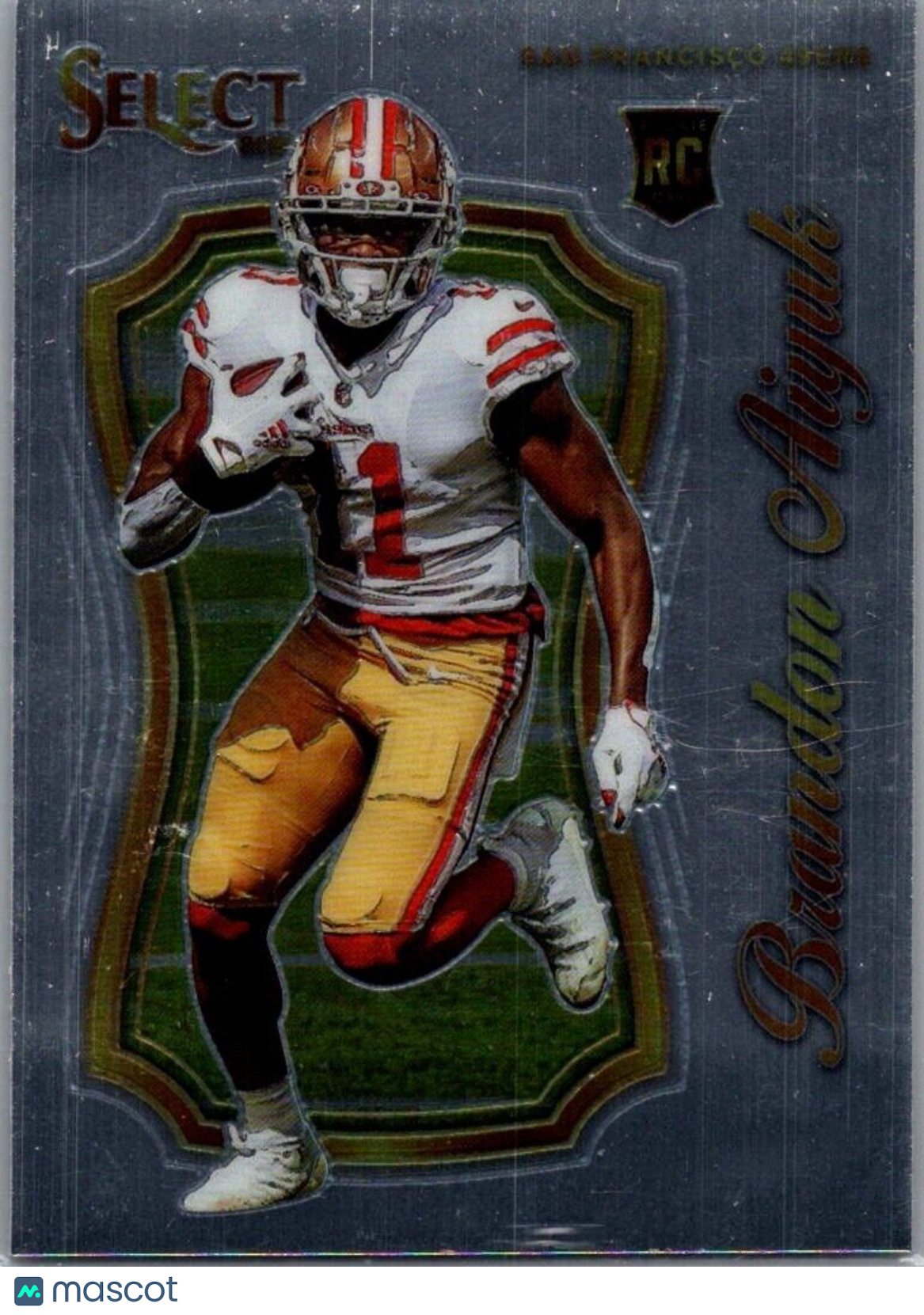 2020 Panini Select - Select Certified Rookies #SCR-10 Brandon Aiyuk (RC)