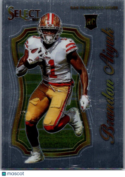 2020 Panini Select - Select Certified Rookies #SCR-10 Brandon Aiyuk (RC)