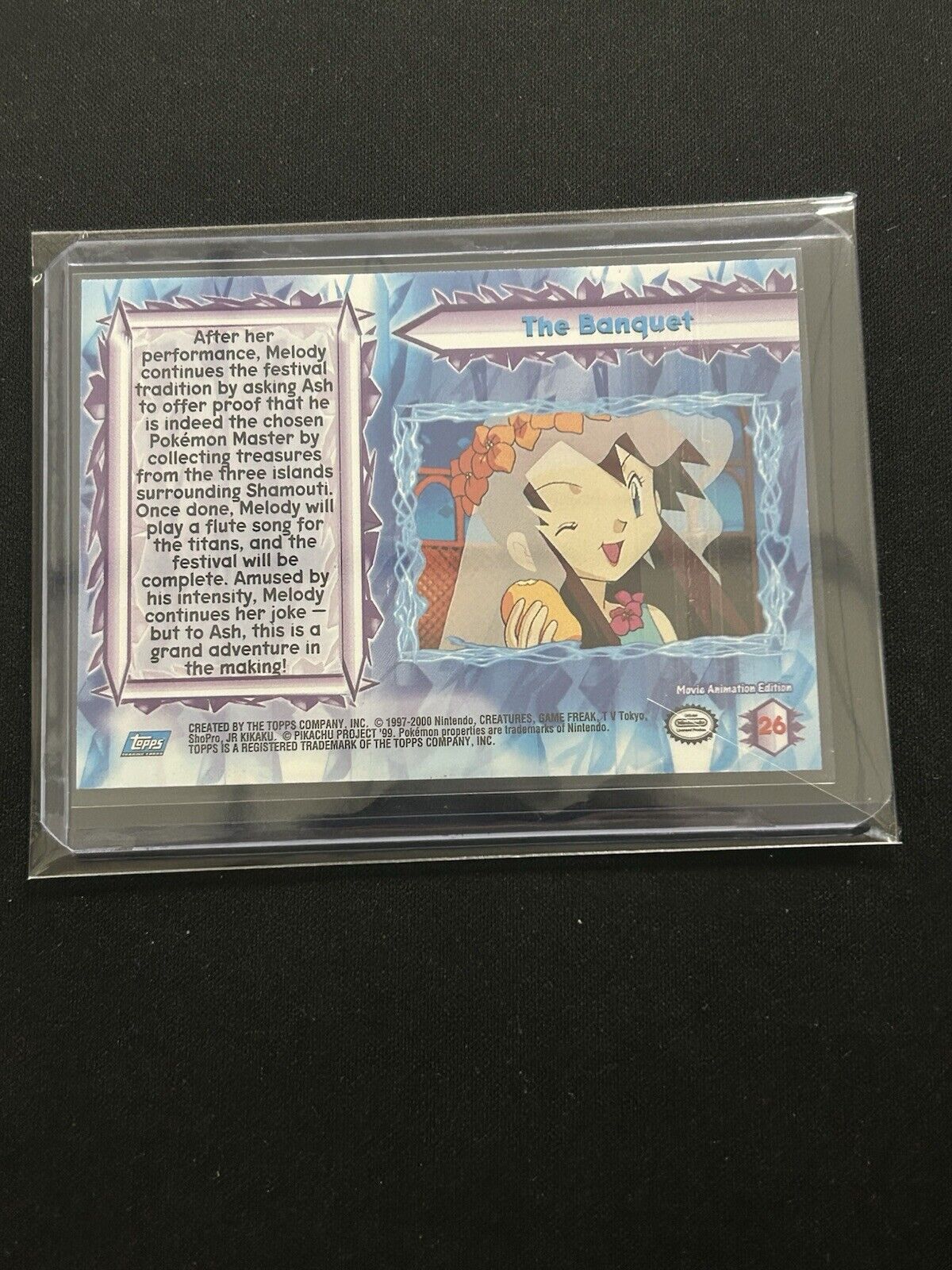 Pokemon Card The Banquet 26 TOPPS Pokemon the Movie