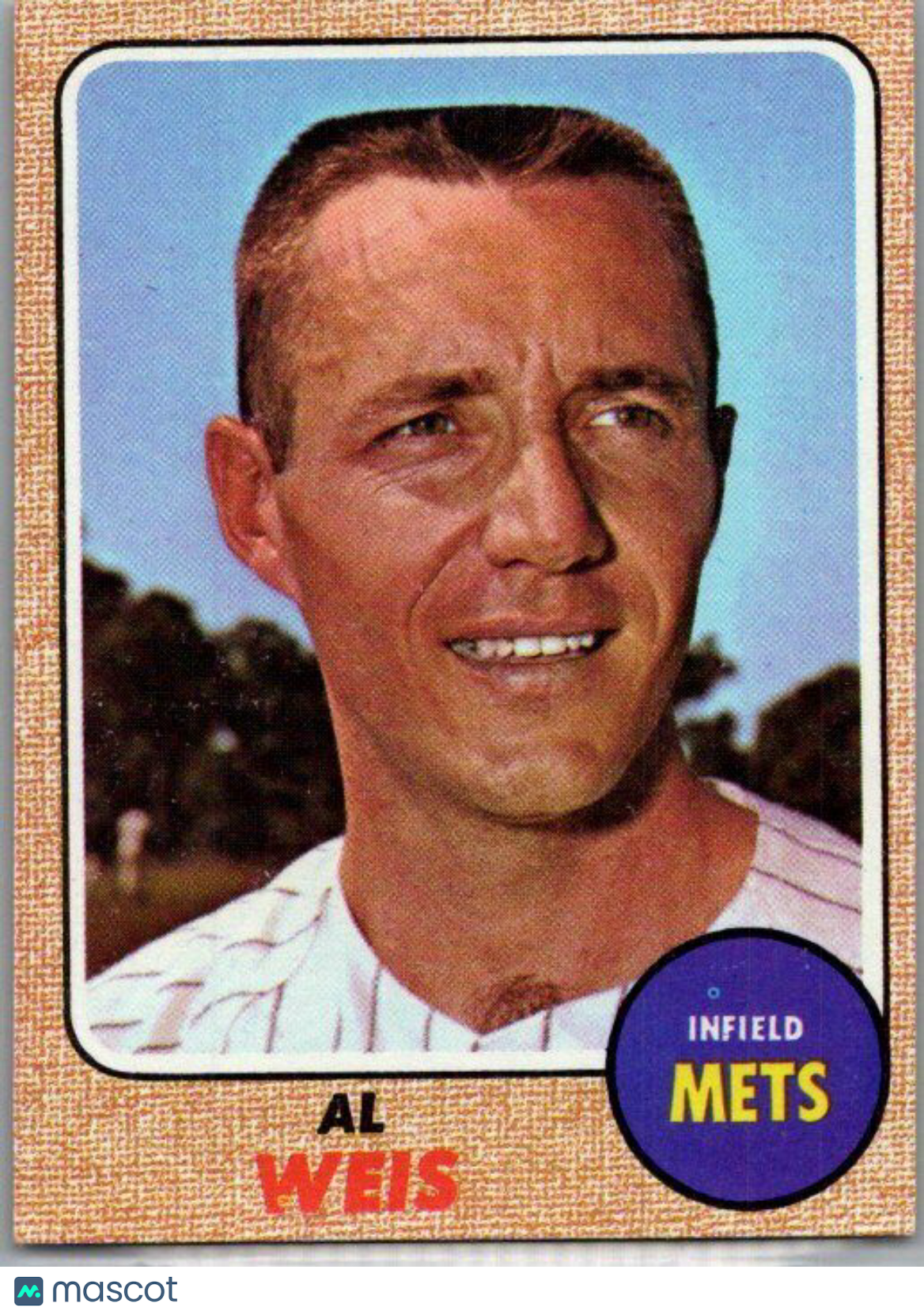 1968 Topps #313 Al Weis EX/NM