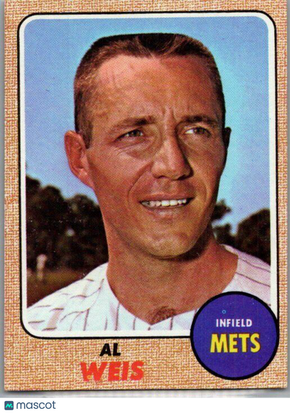 1968 Topps #313 Al Weis EX/NM