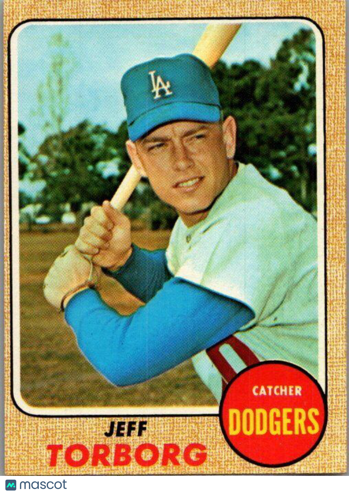 1968 Topps #492 Jeff Torborg EX/NM