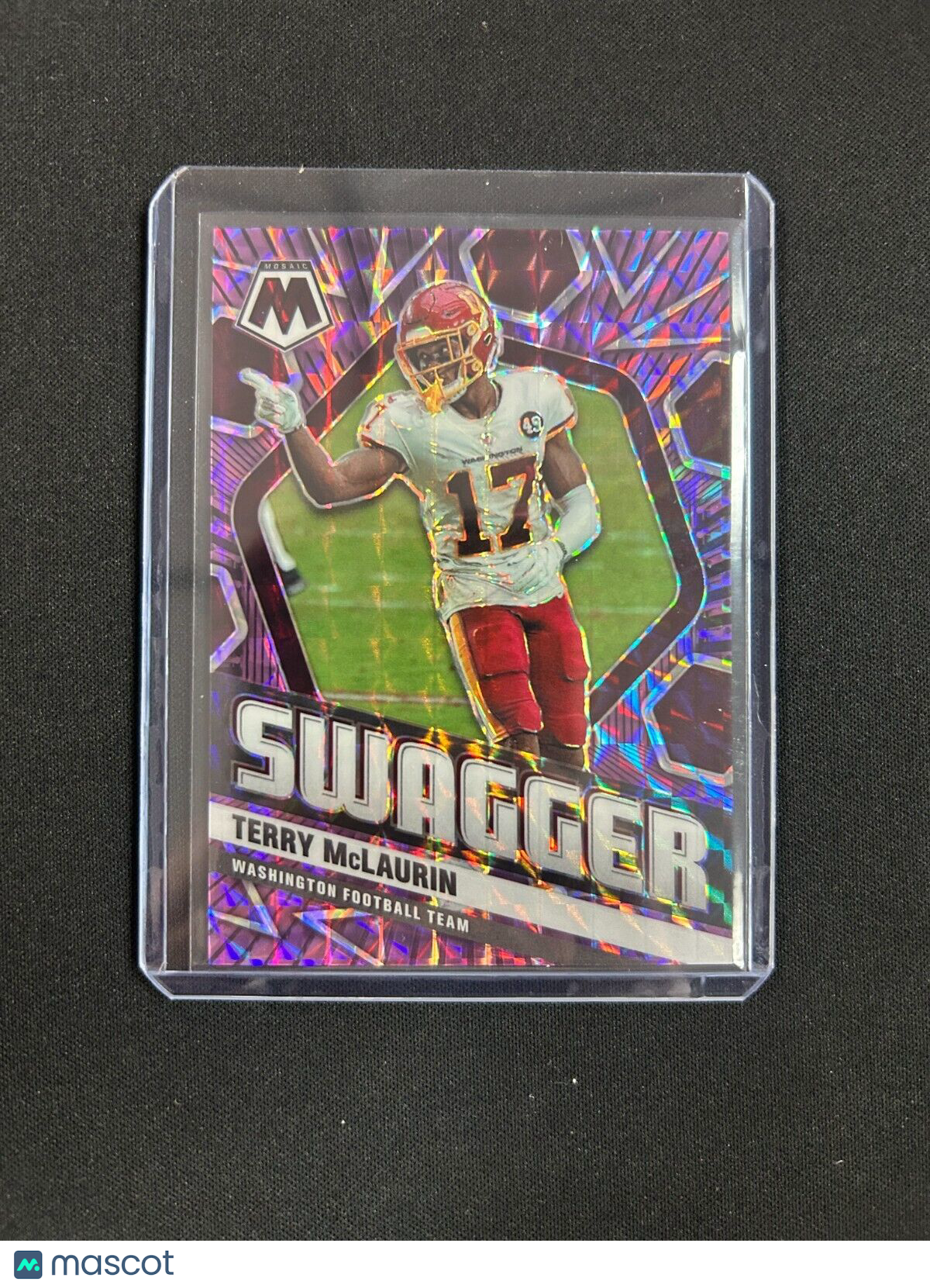 2021 Panini Mosaic Swagger Purple #SWAG15 Terry McLaurin /49