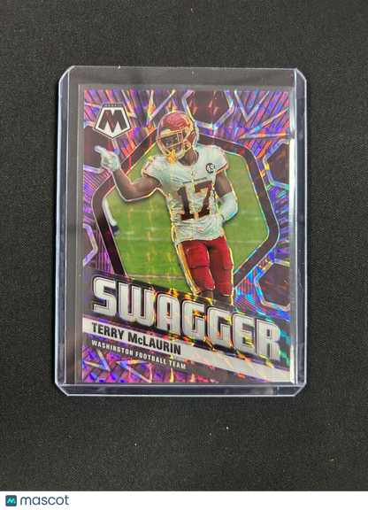 2021 Panini Mosaic Swagger Purple #SWAG15 Terry McLaurin /49