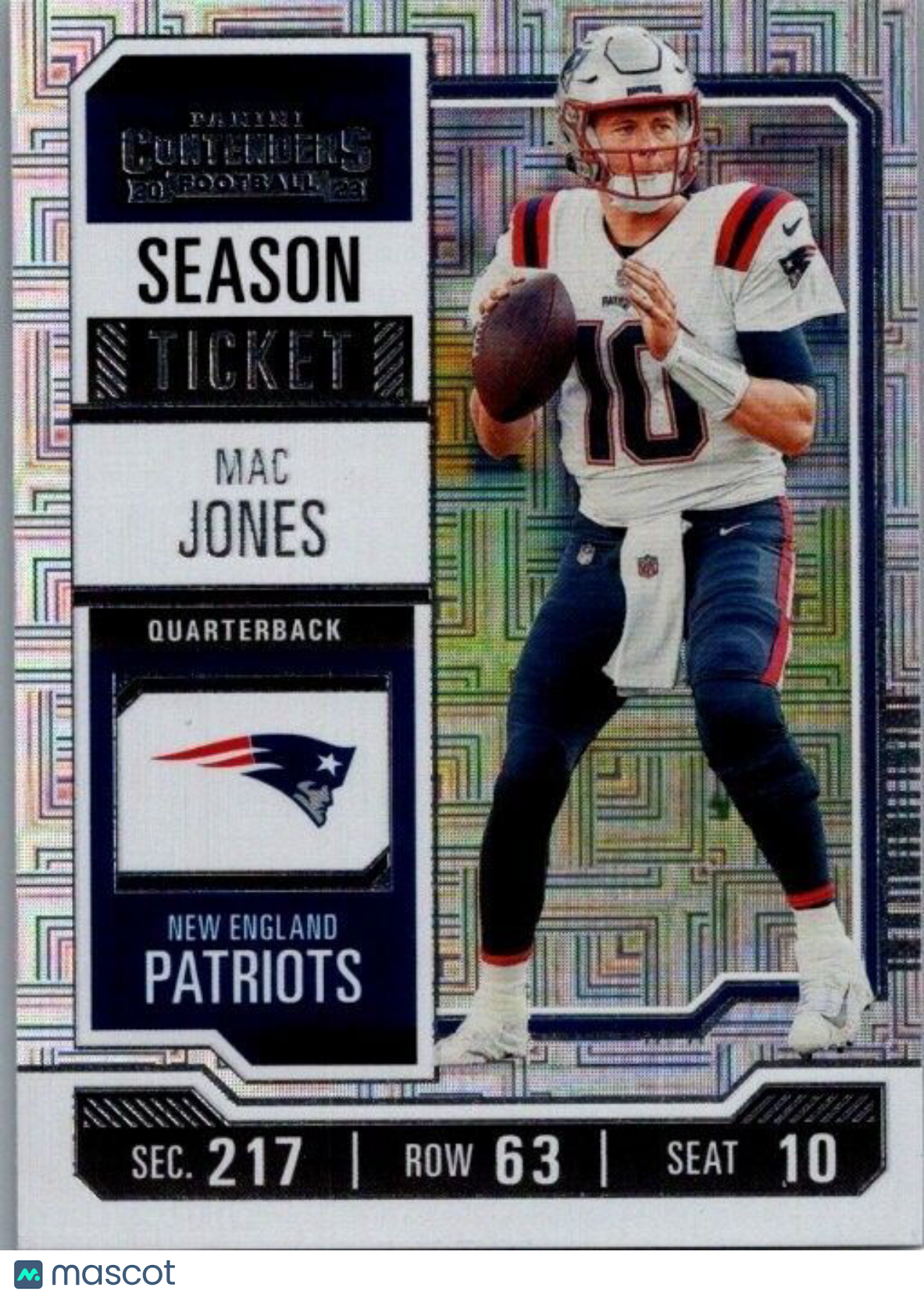 2023 Panini Contenders - Season Ticket Mojo #69 Mac Jones